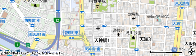大阪税制研究所周辺の地図
