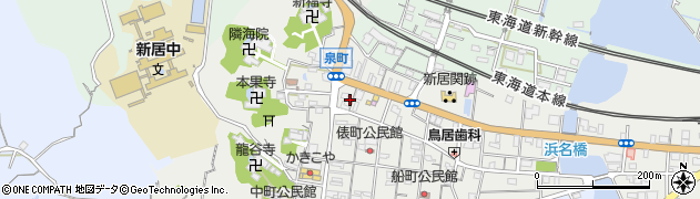 静岡県湖西市新居町新居1296周辺の地図