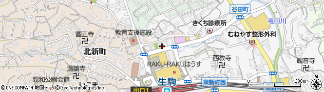 株式会社南都銀行　生駒支店ナントエルプラザ生駒周辺の地図