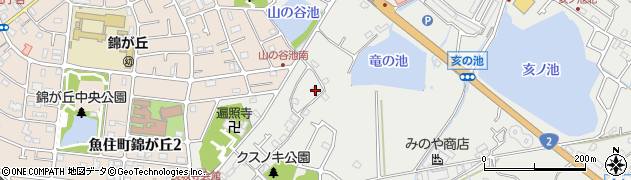 兵庫県明石市魚住町長坂寺681周辺の地図
