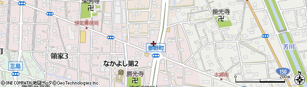 寿楽浜松店周辺の地図