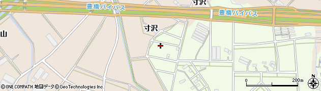 愛知県豊橋市若松町若松556周辺の地図