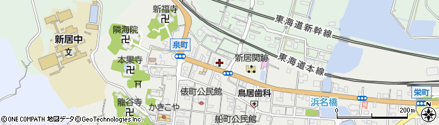 静岡県湖西市新居町新居1274周辺の地図