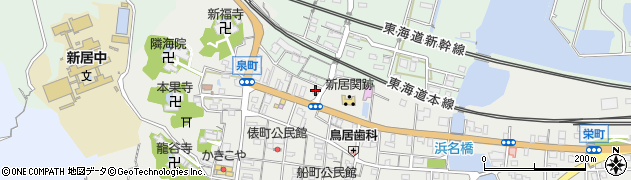 静岡県湖西市新居町新居1249周辺の地図