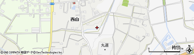 愛知県豊橋市西山町周辺の地図
