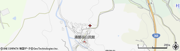 三重県伊賀市湯屋谷周辺の地図