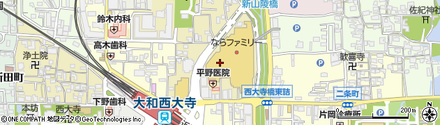 成城石井近鉄百貨店奈良店周辺の地図