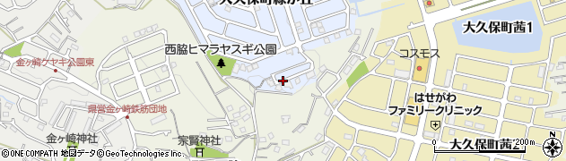 兵庫県明石市大久保町緑が丘27周辺の地図