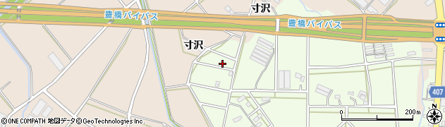 愛知県豊橋市若松町若松539周辺の地図