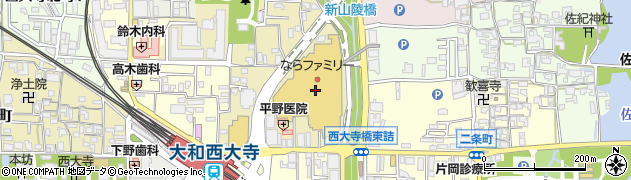 近鉄百貨店奈良店周辺の地図