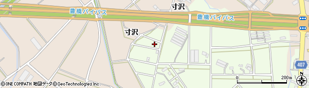 愛知県豊橋市若松町若松537周辺の地図
