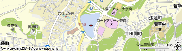 鴻ノ池周辺の地図