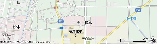 静岡県磐田市松本18周辺の地図