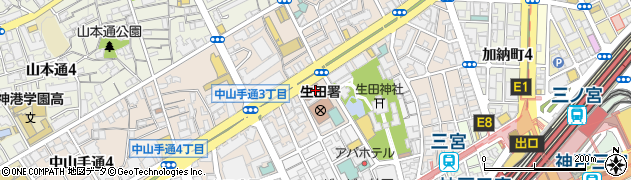 神戸税務署周辺の地図