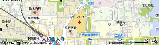 イオン薬局イオンスタイル奈良周辺の地図