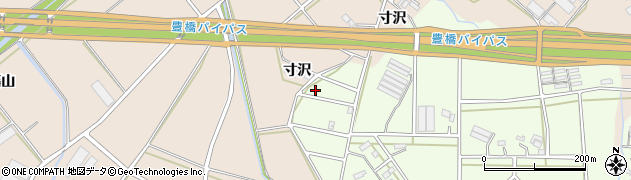 愛知県豊橋市若松町若松546周辺の地図