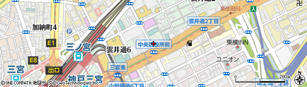 マニュライフ生命保険株式会社神戸支社周辺の地図