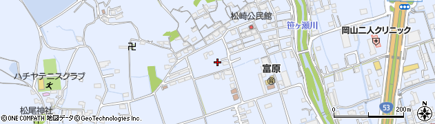 岡山県岡山市北区富原1183周辺の地図
