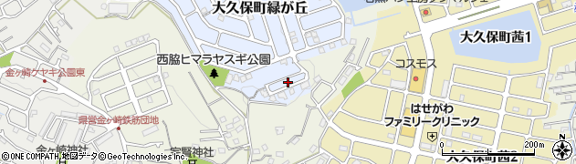 兵庫県明石市大久保町緑が丘26周辺の地図