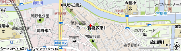 大阪中小企業税経協同組合周辺の地図