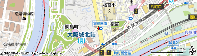 東野田南周辺の地図
