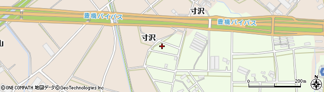 愛知県豊橋市若松町若松544周辺の地図