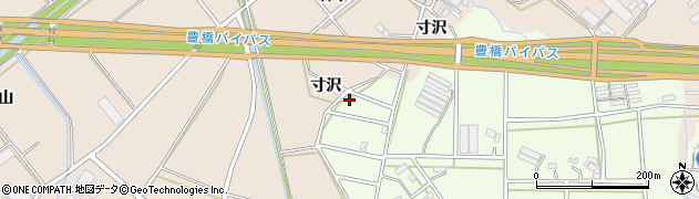 愛知県豊橋市若松町若松545周辺の地図