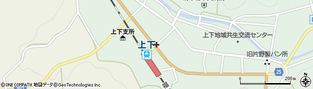 上下駅前周辺の地図