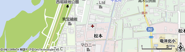 静岡県磐田市松本189周辺の地図