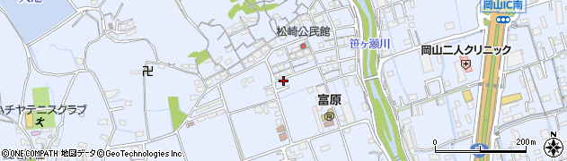 岡山県岡山市北区富原1182周辺の地図
