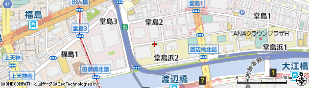 堂島アクシスビル②【夕方パック：13:00〜20:00】周辺の地図