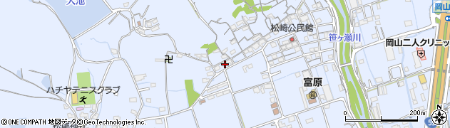 岡山県岡山市北区富原1901周辺の地図