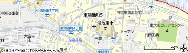 ハトのマークのひっこし専門大阪西センター周辺の地図