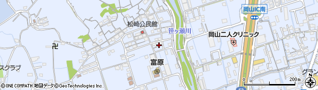 岡山県岡山市北区富原1161周辺の地図