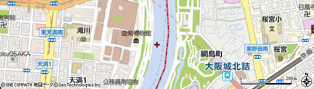 大川周辺の地図