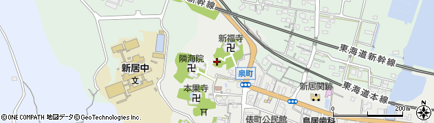 静岡県湖西市新居町新居1347周辺の地図