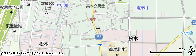 静岡県磐田市松本3周辺の地図