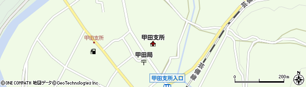 安芸高田市甲田支所周辺の地図