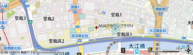 ＪＸ金属商事株式会社大阪支社周辺の地図