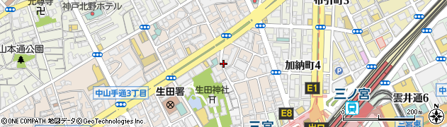 神戸北野興産周辺の地図