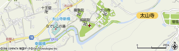 安養院周辺の地図