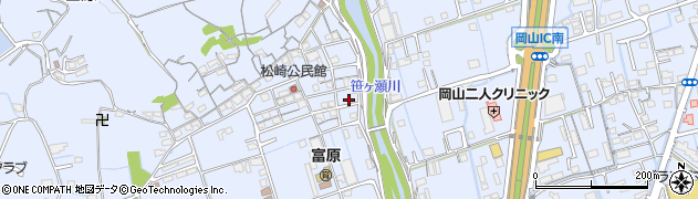 岡山県岡山市北区富原1160周辺の地図