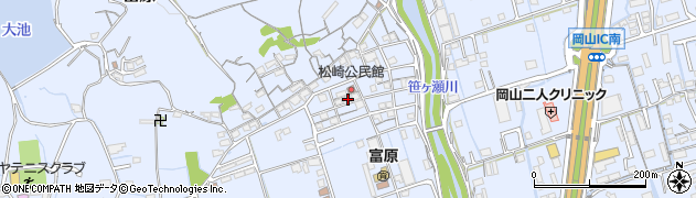 岡山県岡山市北区富原1175周辺の地図