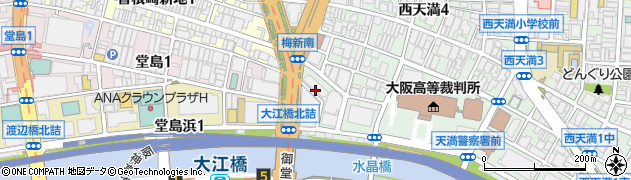 大阪府大阪市北区西天満2丁目7周辺の地図