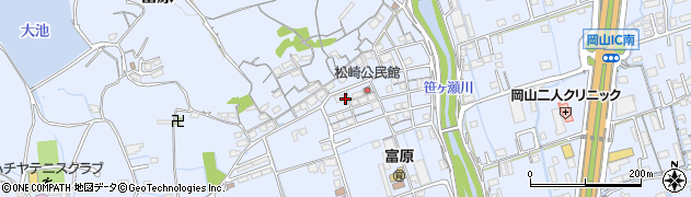 岡山県岡山市北区富原1176周辺の地図