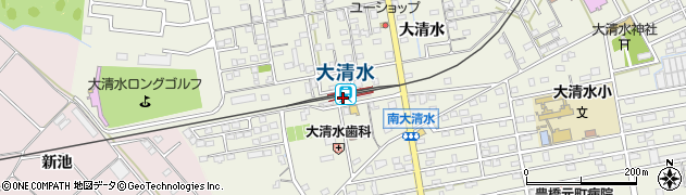 大清水駅周辺の地図