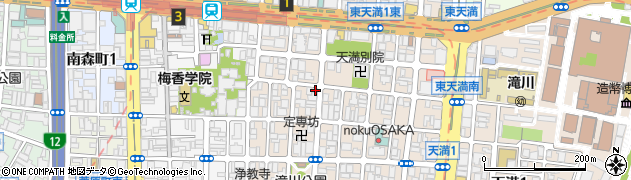 大阪府大阪市北区天満4丁目15-13周辺の地図