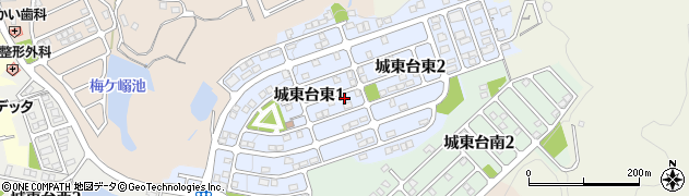 岡山県岡山市東区城東台東周辺の地図