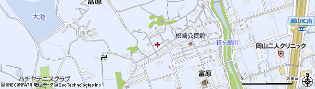 岡山県岡山市北区富原1936周辺の地図
