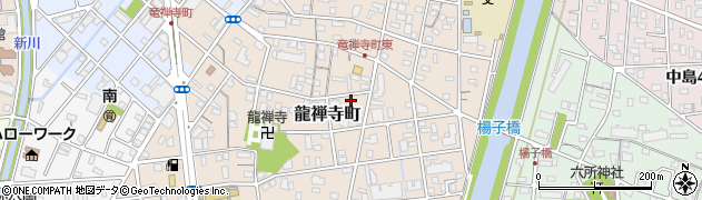静岡県浜松市中央区龍禅寺町周辺の地図